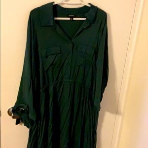 Dark green dress